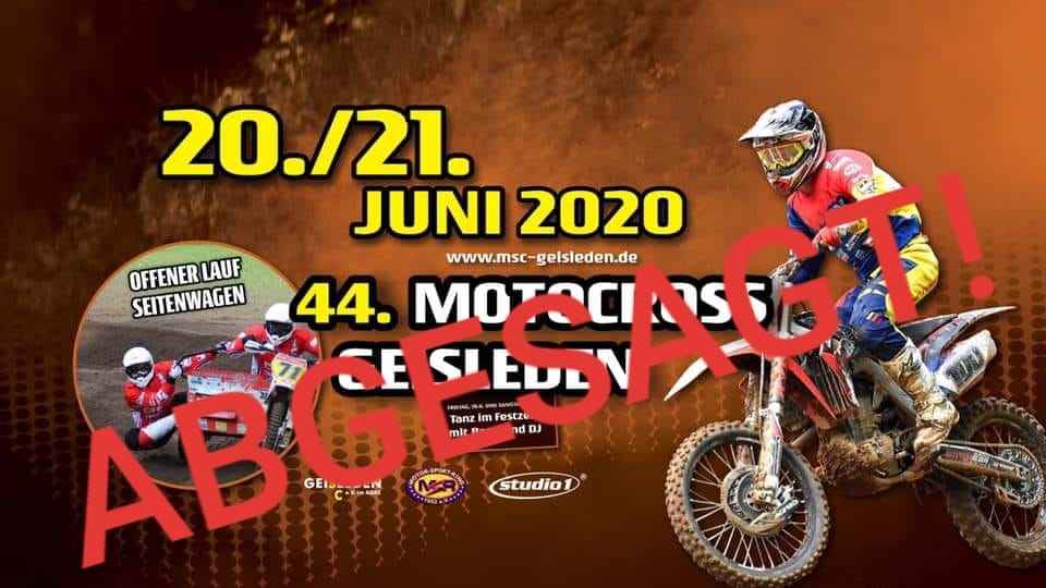 Motocross Geisleden 2020 abgesagt